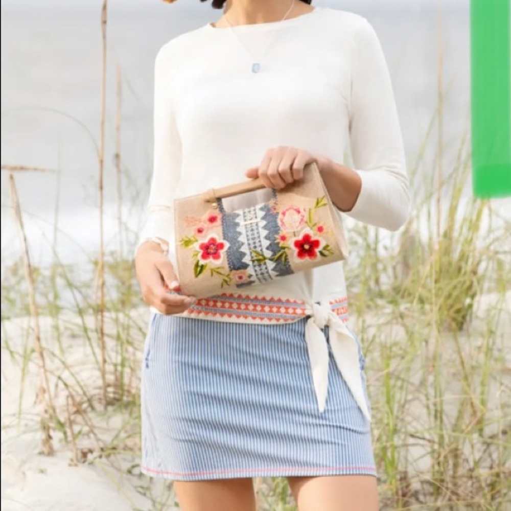 Spartina Fleur de Vigne clutch